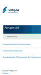 Mobile Screenshot of portigon.com